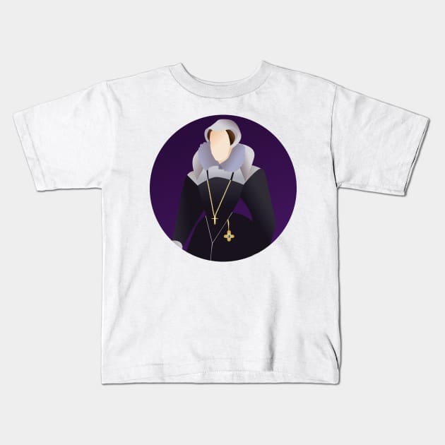 Mary Queen of Scots Kids T-Shirt by SuperHans